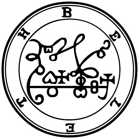 Erstes Siegel von Beleth (Ars Goetia, 1904)